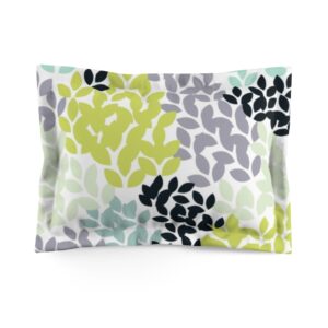 Leaves Pattern Microfiber Pillow Sham