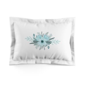 Floral Microfiber Pillow Sham