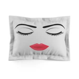 Beauty Face Girls Teen Bedding Room Microfiber Pillow Sham