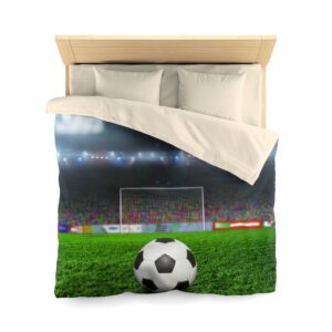 Soccer Microfiber Duvet Cover