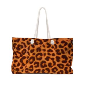 Leopard Animal print overnight bag Weekender Bag