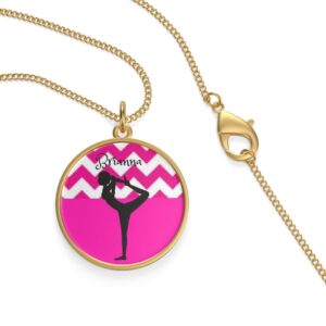 Personalized Gymnastics Single Loop Necklace