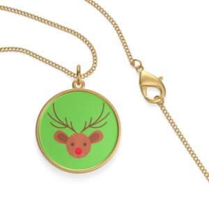 Cute Rudolph Single Loop Necklace