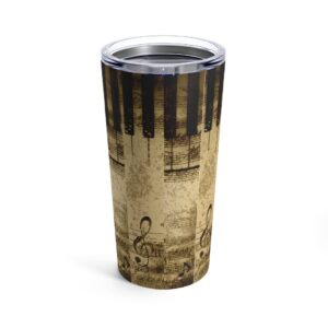 Piano Music Notes Tumbler 20oz