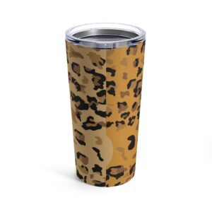 Softball Mom Leopard Tumbler 20oz