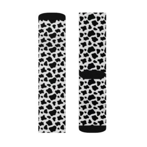 Cow Hide Print Sublimation Socks