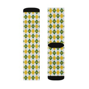 Mardi Gras Sublimation Socks