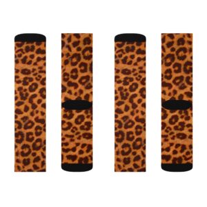 Fun Leopard Socks – Animal Print Sublimation Socks