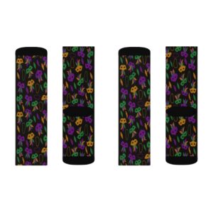 Mardi Gras Sublimation Socks