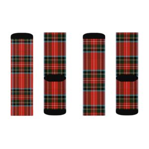 Plaid Sublimation Socks