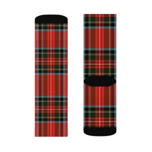 Plaid Sublimation Socks