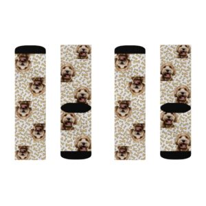 Golden Doodle Sublimation Socks