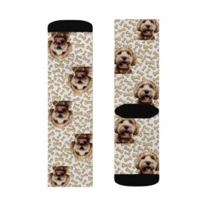 Golden Doodle Sublimation Socks