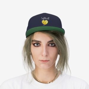 Softball Mom Unisex Flat Bill Hat