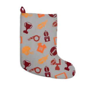 Football Themed Christmas Stocking – Football Gift – Football Fan