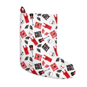 Rock & Roll – Music – Guitar – Skull – Christmas Stockings