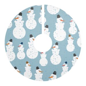 Snowman Christmas Tree Skirt – Holiday Decor – Snowman Decor – Cute Tree skirt – Merry and Bright – Merry Christmas