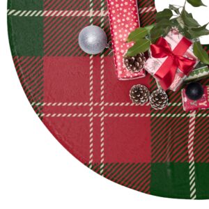 Plaid Christmas Tree Skirt