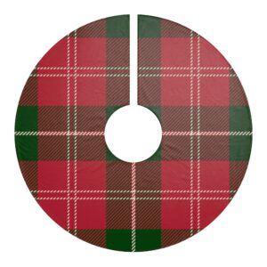 Plaid Christmas Tree Skirt