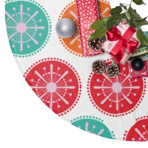 Festive Colorful Ferris Wheel Ornament Christmas Holiday Tree Skirt