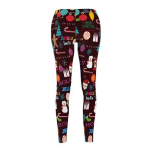 Holiday Cheer Leggings Women’s Cut & Sew Casual Leggings