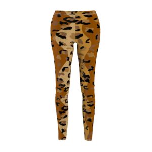 Leopard 3 Toned Leggings Women’s Cut & Sew Casual Leggings