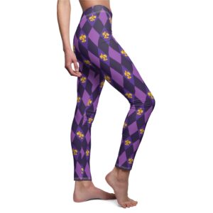 Mardi Gras Women’s Cut & Sew Casual Leggings