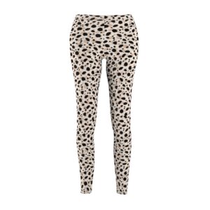 Leopard Brown Women’s Cut & Sew Casual Leggings