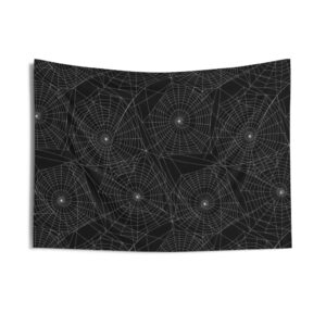 Spider Web Halloween Indoor Wall Tapestries