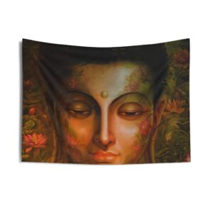 Painting of Budha Indoor Wall Tapestries