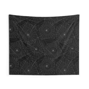 Spider Web Halloween Indoor Wall Tapestries