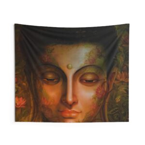 Painting of Budha Indoor Wall Tapestries