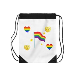 Pride, Softball Drawstring Bag