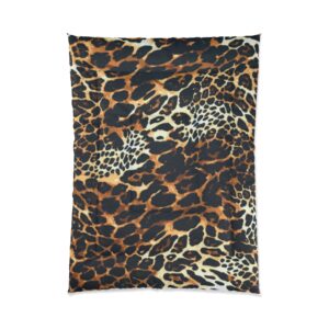 leopard pattern, jaguar pattern, animal fur Comforter