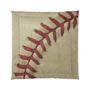 Baseball with stitches Comforter