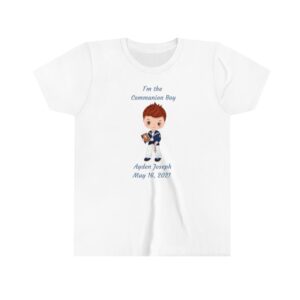 Personalized First Holy Communion Youth Short Sleeve Tee