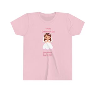 Personalized First Holy Communion Youth Short Sleeve Tee