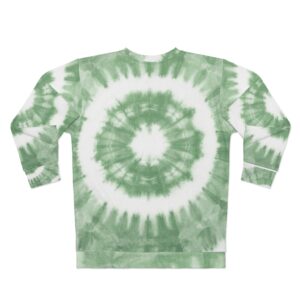 Green tie dye all over print AOP Unisex Sweatshirt