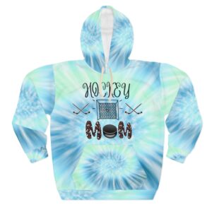 Hockey Mom with Leopard Unisex Pullover Hoodie