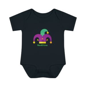 Mardi Gras Infant Baby Rib Bodysuit