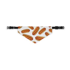 Hotdog Pet Bandana Collar