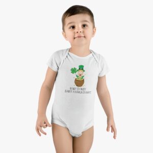 Baby’s first Saint Patrick’s Day Baby Short Sleeve bodysuit