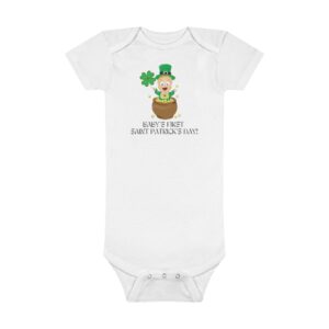 Baby’s first Saint Patrick’s Day Baby Short Sleeve bodysuit