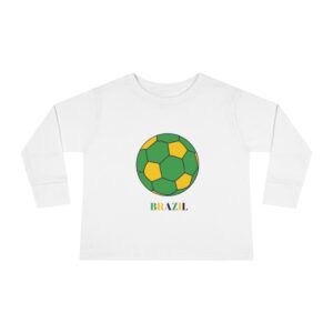 Brazil Soccer Toddler Long Sleeve Tee