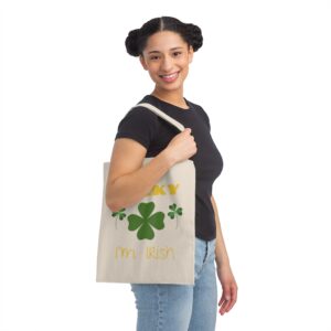 Lucky I’m Irish Canvas Tote Bag