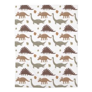 Brown Neutral Tones Baby Swaddle Blanket