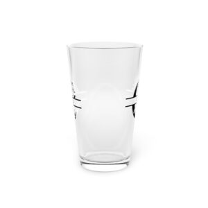 Personalized Monogram Pint Glass, 16oz