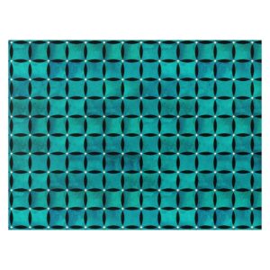 Teal Abstract Rug Dornier Rug