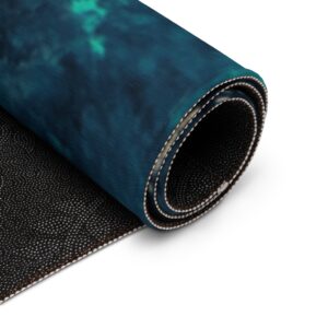 Teal White Modern Dornier Rug