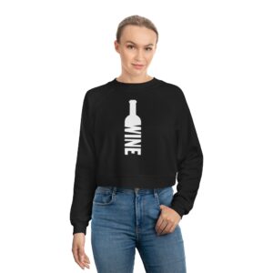 Wine Women’s Cropped Fleece Pullover